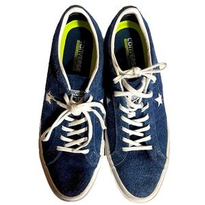Converse CONS One Star Lunarlon Insole Blue Suede Mens 10 Womens 12